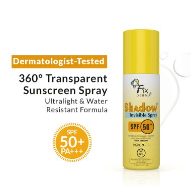 Fixderma: Shadow SPF 50+ PA+++ Invisible Spray  -  50ml
