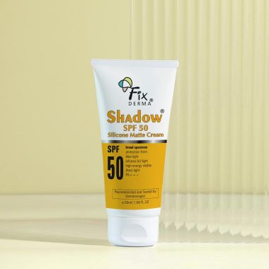Fixderma: Shadow Sunscreen SPF 50 Silicone Matte Cream PA+++  - 50ml