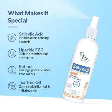 Fixderma: Salyzap 2% Salicylic Acid Body Wash  - 100ml