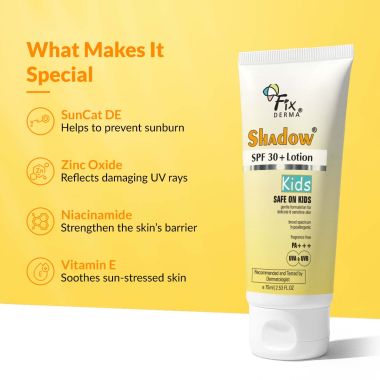 Fixderma: Shadow Sunscreen SPF 30+ Lotion - 75gm
