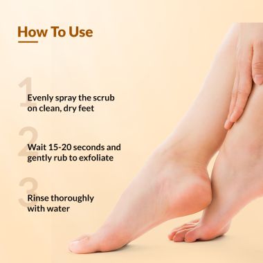 Fixderma: Foobetik Foot Scrub Spray with Lactic Acid 30 sec Scrubber -  50ml