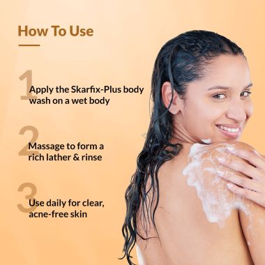 Fixderma: Skarfix Plus Body Wash with Niacinamide Acid  - 200ml