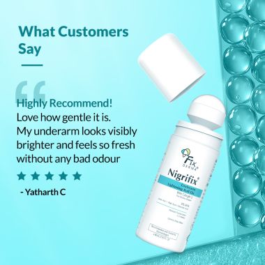 Fixderma: Nigrifix Underarm Roll on with Lactic & Kojic Acid -  60ml