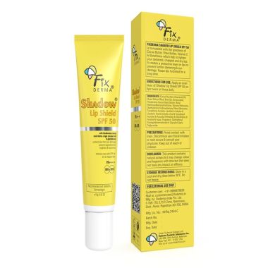 Fixderma: Shadow SPF 50 Lip Shield Pa+++ Lip Balm  - 15gm