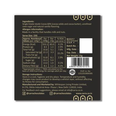 Carra: Miniature chocolate combo - 8 mini bars 15gm each