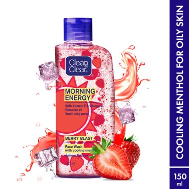 Clean & Clear: Morning Energy Berry Blast Face Wash 150ml