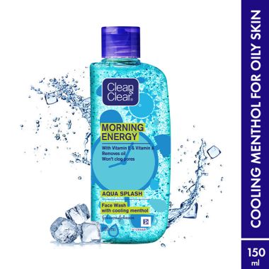 Clean & Clear: Morning Energy Aqua Splash Face Wash 150ml
