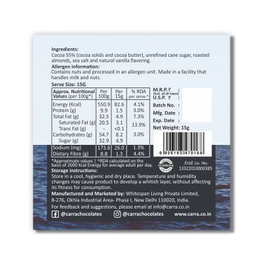 Carra: Miniature chocolate combo - 8 mini bars 15gm each