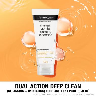 Neutrogena: Deep Clean Foaming Cleanser 100gm