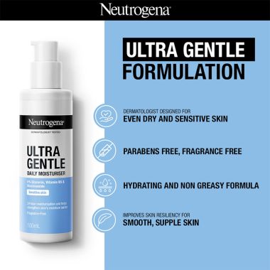 Neutrogena: Ultra Gentle Daily Face Moisturizer 100ml