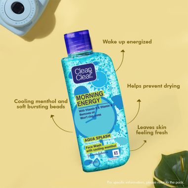 Clean & Clear: Morning Energy Aqua Splash Face Wash 150ml