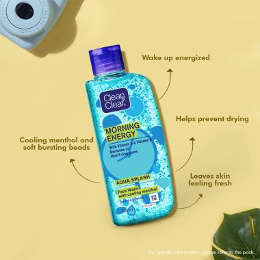 Clean & Clear: Morning Energy Aqua Splash Face Wash 100ml