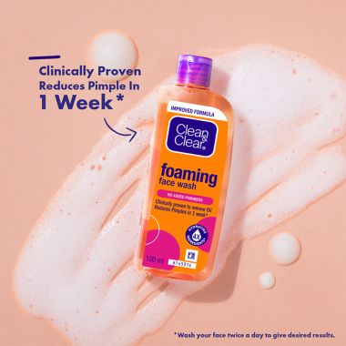 Clean & Clear: Foaming Facial Wash 100ml