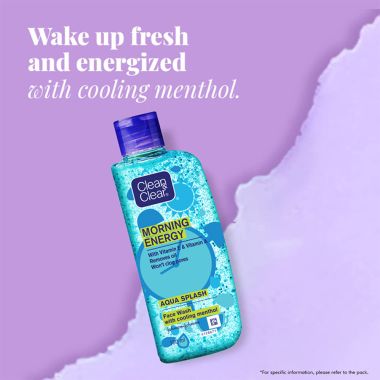 Clean & Clear: Morning Energy Aqua Splash Face Wash 100ml