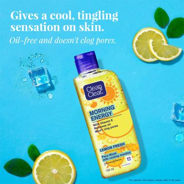 Clean & Clear: Morning Energy Lemon Fresh Face Wash 100ml