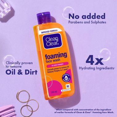 Clean & Clear: Foaming Facial Wash 150ml