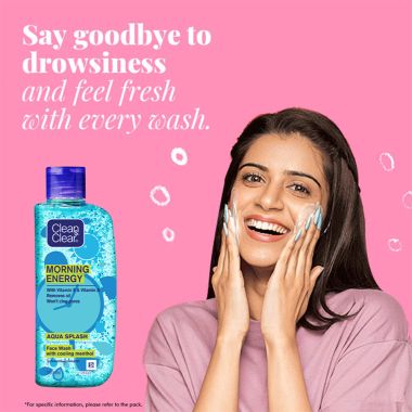 Clean & Clear: Morning Energy Aqua Splash Face Wash 150ml