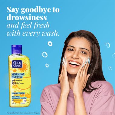 Clean & Clear: Morning Energy Lemon Fresh Face Wash 100ml