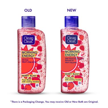 Clean & Clear: Morning Energy Berry Blast Face Wash 100ml