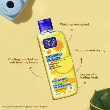 Clean & Clear: Morning Energy Lemon Fresh Face Wash 150ml