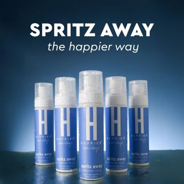 Happier: Sunscreen Spray SPF 50 PA+++ , UVA/UVB Protection, Broad Spectrum With Zinc Oxide