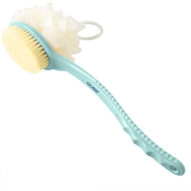 2 In 1 Bath Brush With Long Handle