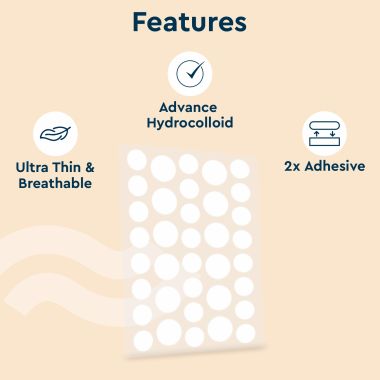GUBB: Acne Pimple Patches 36 Dots/Sheet
