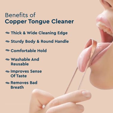 GUBB: Tongue Cleaner Copper (Round)