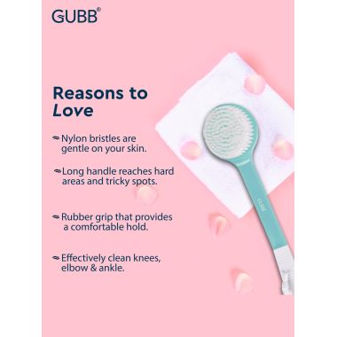 GUBB: Bath Brush With Long Handle