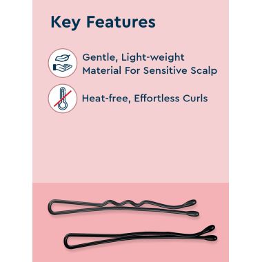 GUBB: Hair Pin 4.5Cm 24 Pcs (12 Pcs Straight & 12 Curved)