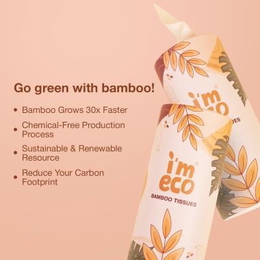Amwoodo: Bamboo Car Tissue | 50 Pulls Per Pack | Pack of 2