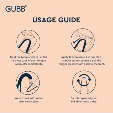 GUBB: Copper Tongue Cleaner Pack Of 2