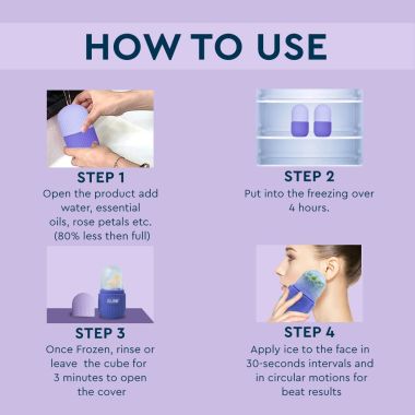 GUBB: Ice Roller (Face, Eye, Neck) Purple