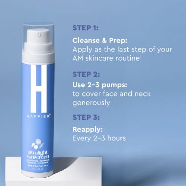 Happier: Sun-days Ultralight Sunscreen Gel SPF 50 PA++++ - 50ml