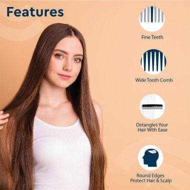 GUBB: Travel Hair Comb (Santorini Hues)