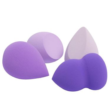 GUBB: Beauty Blender Assorted Pack 4 Pcs (Purple)