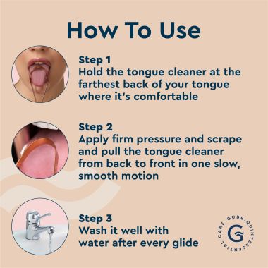 GUBB: Tongue Cleaner Copper (Round)
