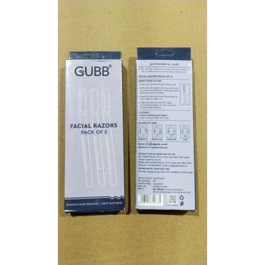 GUBB: Eyebrow Razor For Face (Pack Of 3 Pcs)