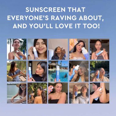 Happier: Sunscreen Spray SPF 50 PA+++ , UVA/UVB Protection, Broad Spectrum With Zinc Oxide