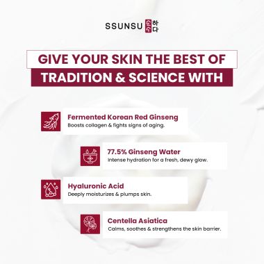 SSUNSU: Hyalu.Ginseng Moisture Cream