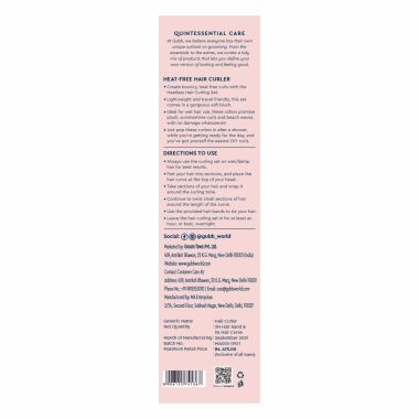 GUBB: Heat Free Hair Curler (2N Hair Band & 1N Hair Curve)
