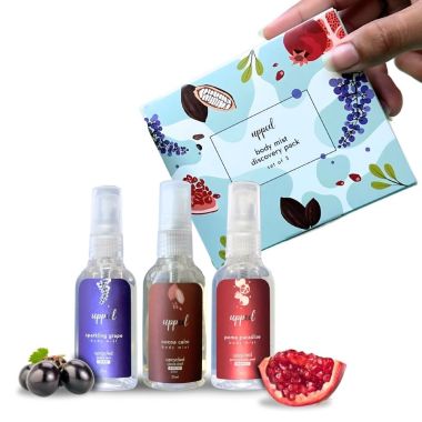Uppeel: Body Mist Discovery Set - 3 x 20ml