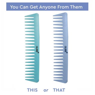 GUBB: Travel Hair Comb (Santorini Hues)
