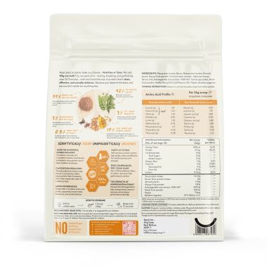 Happy Cultures: 24g Tastiest Plant Protein| Real Alphonso Mango, Almond Chunks & Ashwagandha (KSM 66) - 505g