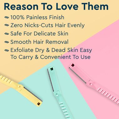 GUBB: Eyebrow Razor For Face (Pack Of 3 Pcs)