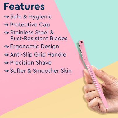 GUBB: Eyebrow Razor For Face (Pack Of 3 Pcs)