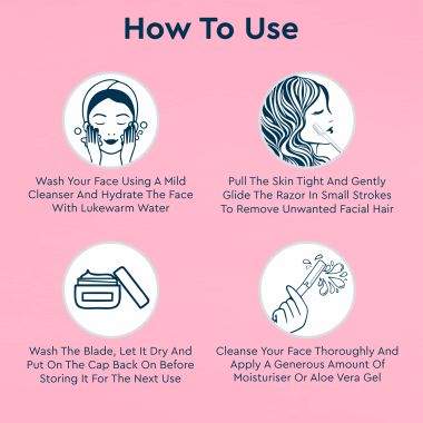GUBB: Eyebrow Razor For Face (Pack Of 3 Pcs)