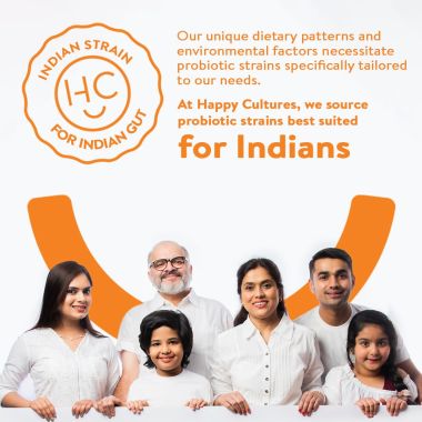 Happy Cultures: Gut Feeling - Blend of Pre + Probiotics & B-Vitamins  | 30 Capsules