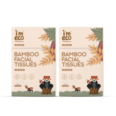 Bamboo Pocket Tissue | Ultra-Soft Travel Friendly Facial Wipe | 10 Pulls Per...