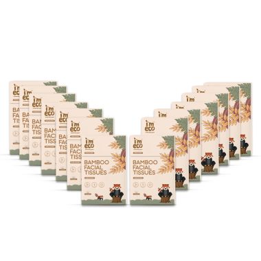 Bamboo Pocket Tissue | Ultra-Soft Travel Friendly Facial Wipe | 10 Pulls Per...